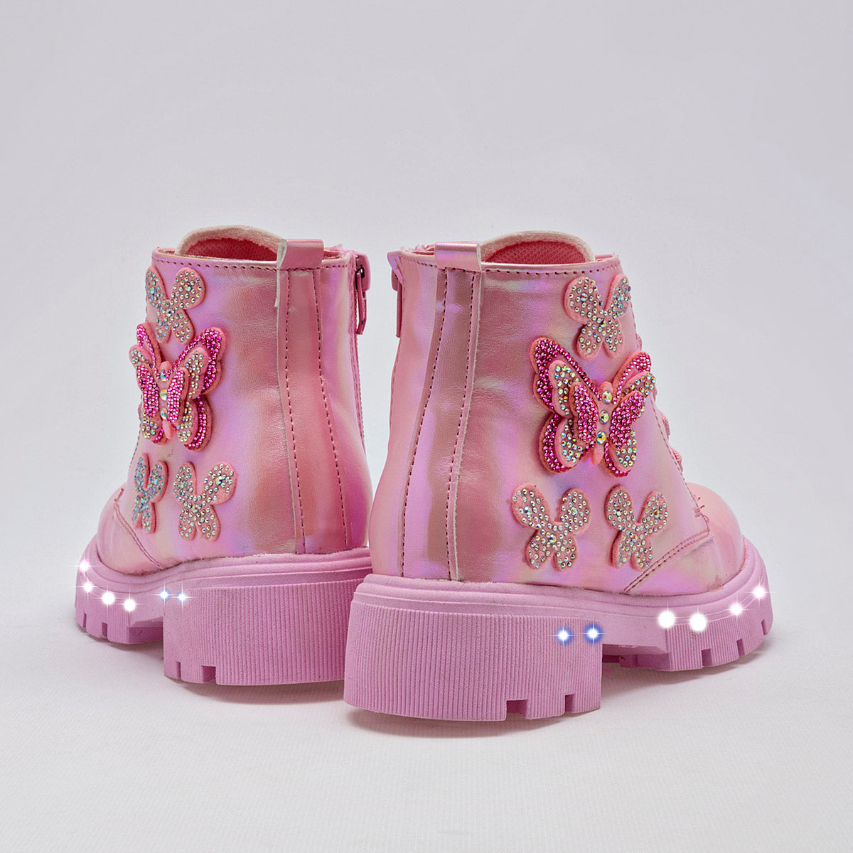 Pakar.com | Tienda online - Bota cintas luces para Niña marca Ks Rosa cod. 125296