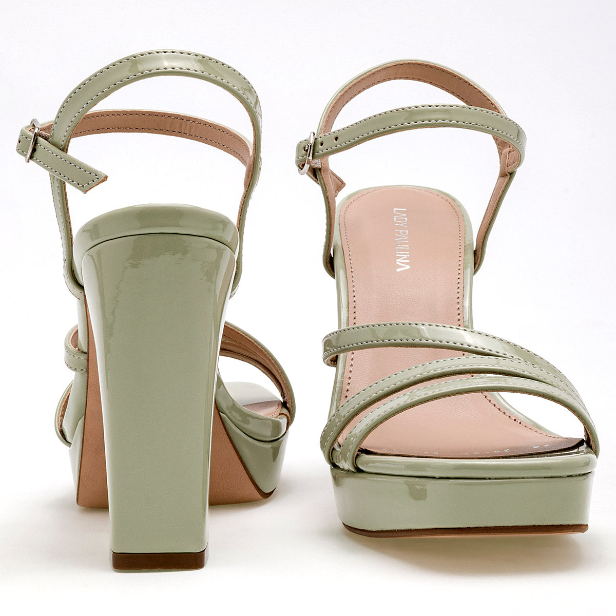 Zapatilla Plataforma para mujer marca Lady Paulina Verde cod. 125333