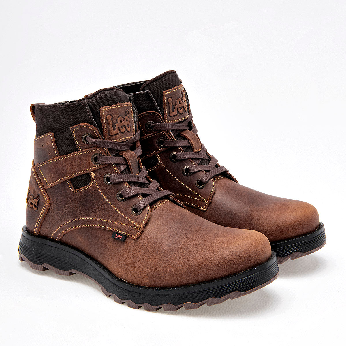 Bota de piel para hombre marca Lee Café cod. 125339