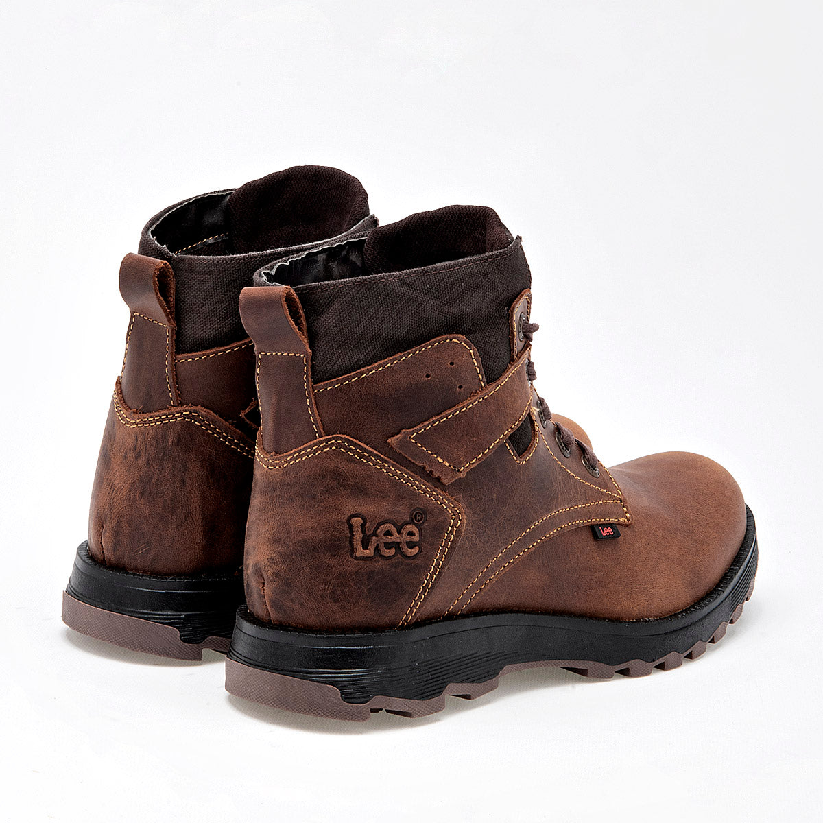 Bota de piel para hombre marca Lee Café cod. 125339