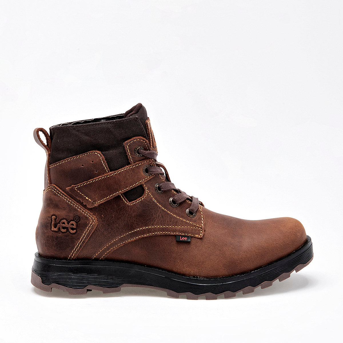 Bota de piel para hombre marca Lee Café cod. 125339