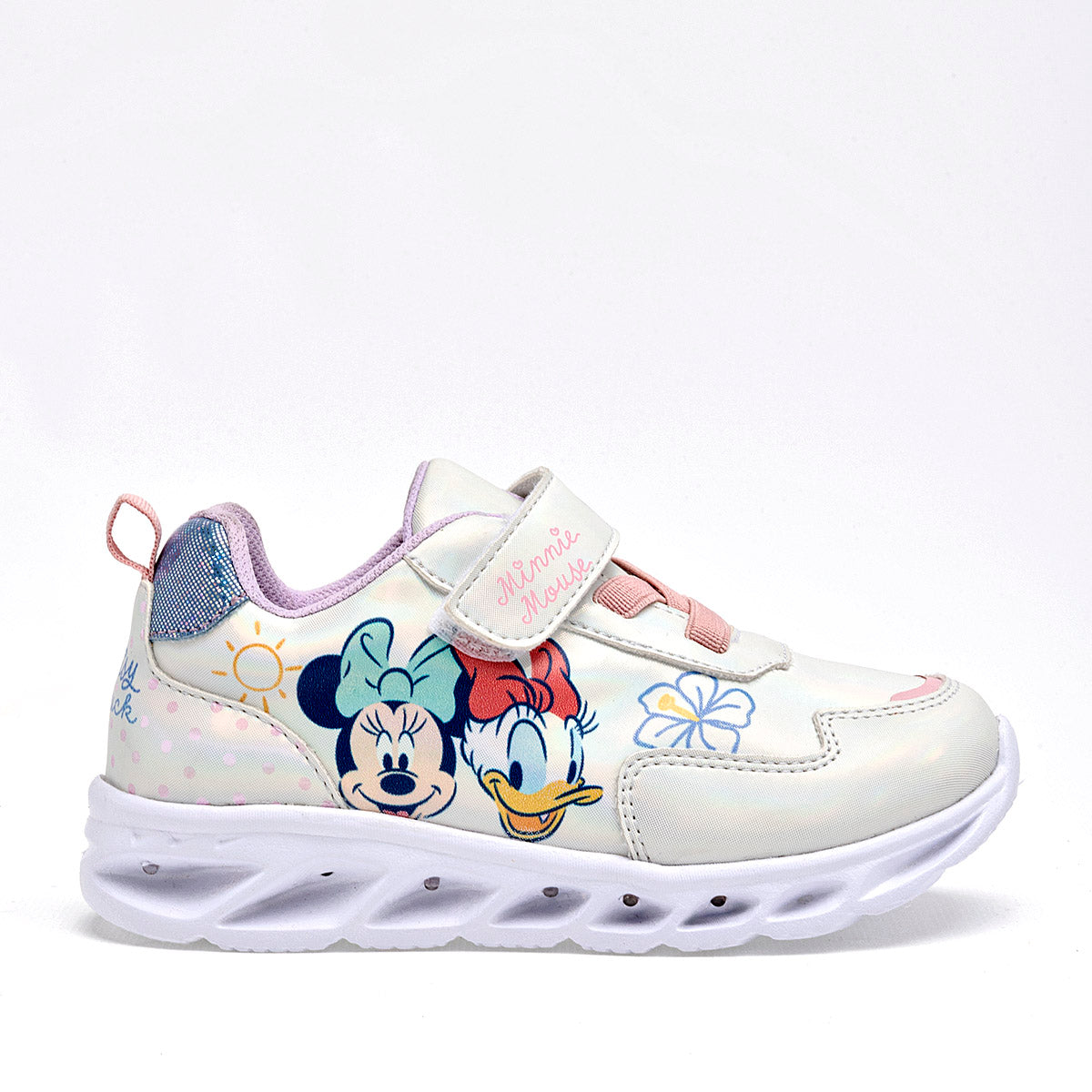 Tenis Minnie Mouse para Niña marca Tropicana Blanco cod. 125368