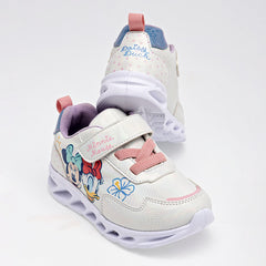 Tenis urbano Minnie Mouse Tropicana para niña preescolar