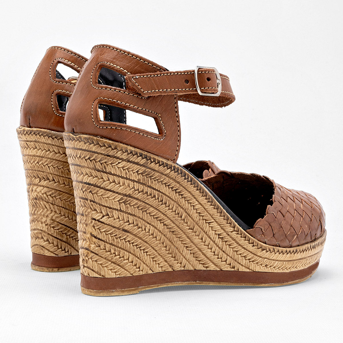 Zapato plataforma para mujer marca Mora Tierra Café cod. 125453