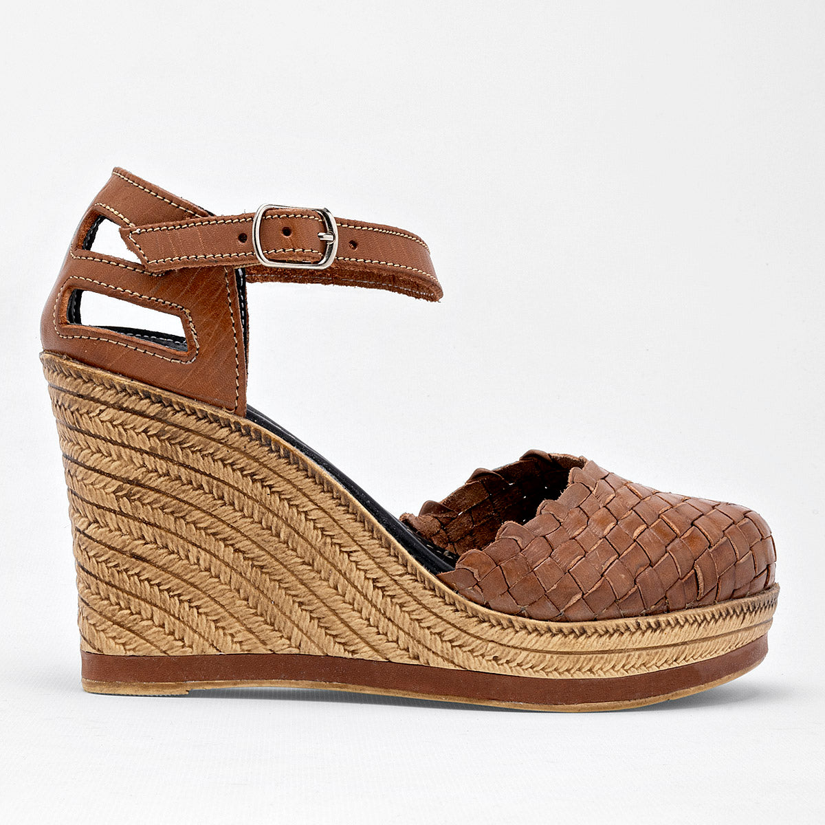 Zapato plataforma para mujer marca Mora Tierra Café cod. 125453