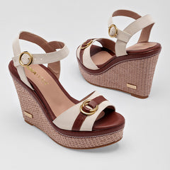 Sandalia plataforma Moramora para mujer