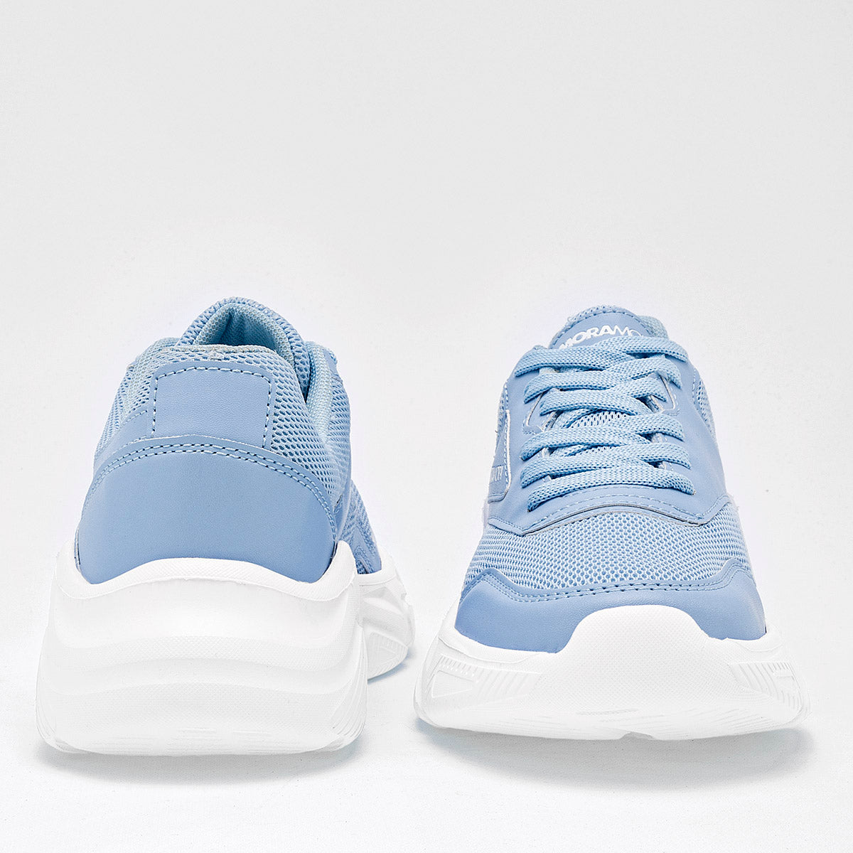 Tenis sport cómodo ligero para mujer marca Moramora Azul cod. 125516