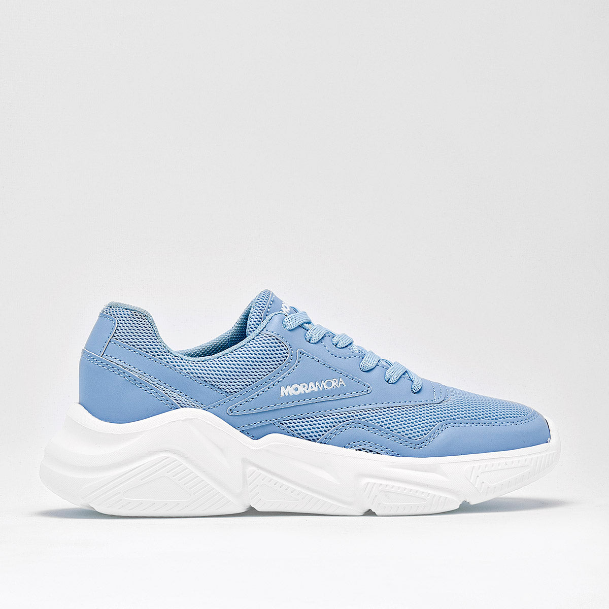 Tenis sport cómodo ligero para mujer marca Moramora Azul cod. 125516