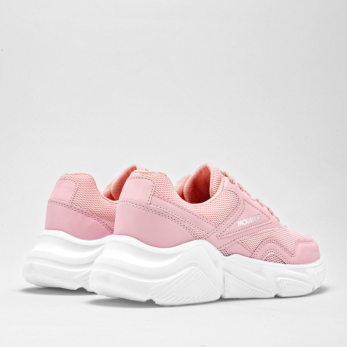 Tenis sport cómodo ligero para mujer marca Moramora Coral cod. 125517