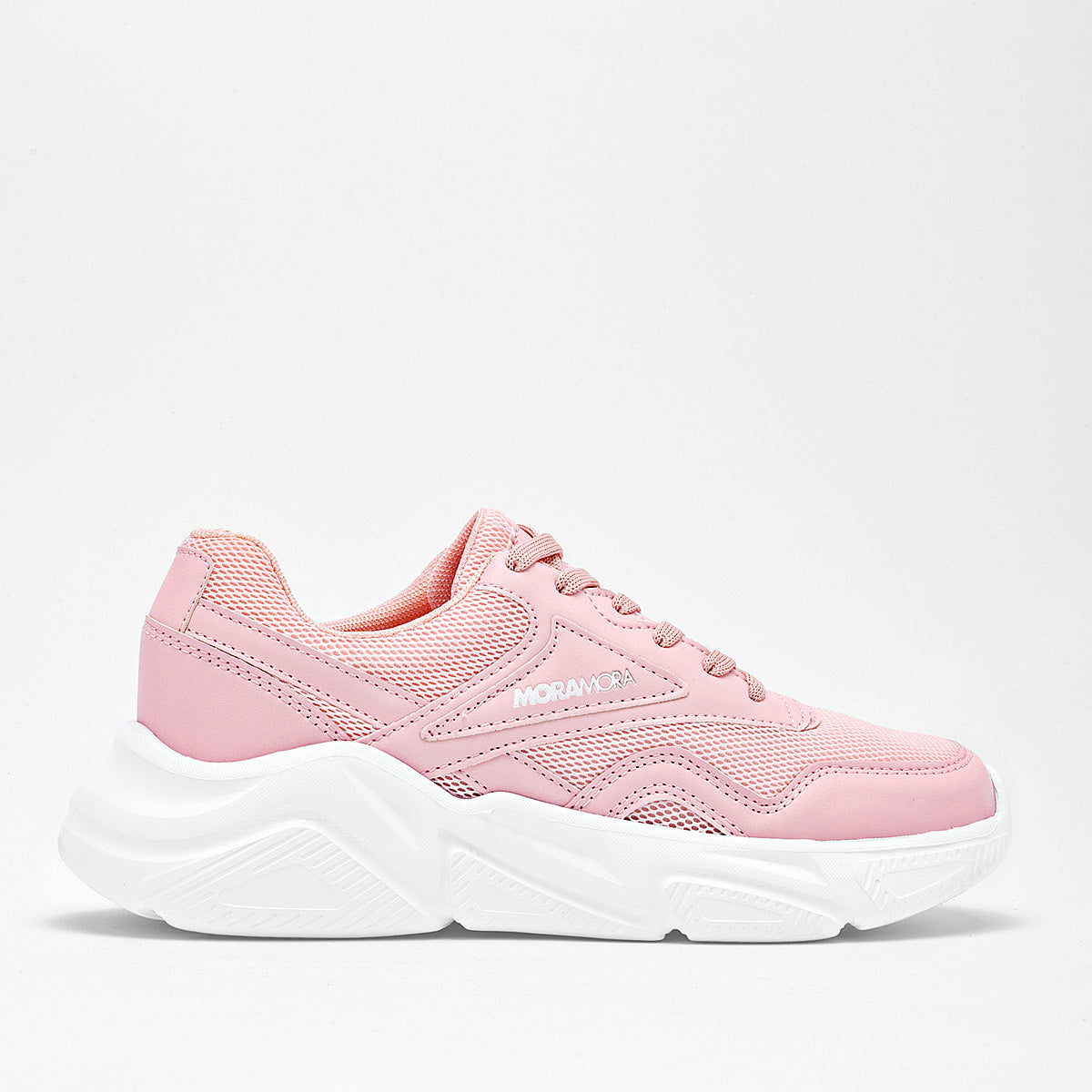 Tenis sport cómodo ligero para mujer marca Moramora Coral cod. 125517