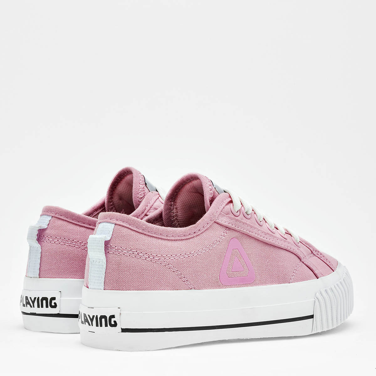 Tenis plataforma lona para mujer marca Playing Rosa cod. 125661