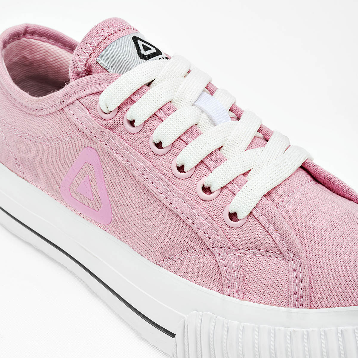 Tenis plataforma lona para mujer marca Playing Rosa cod. 125661