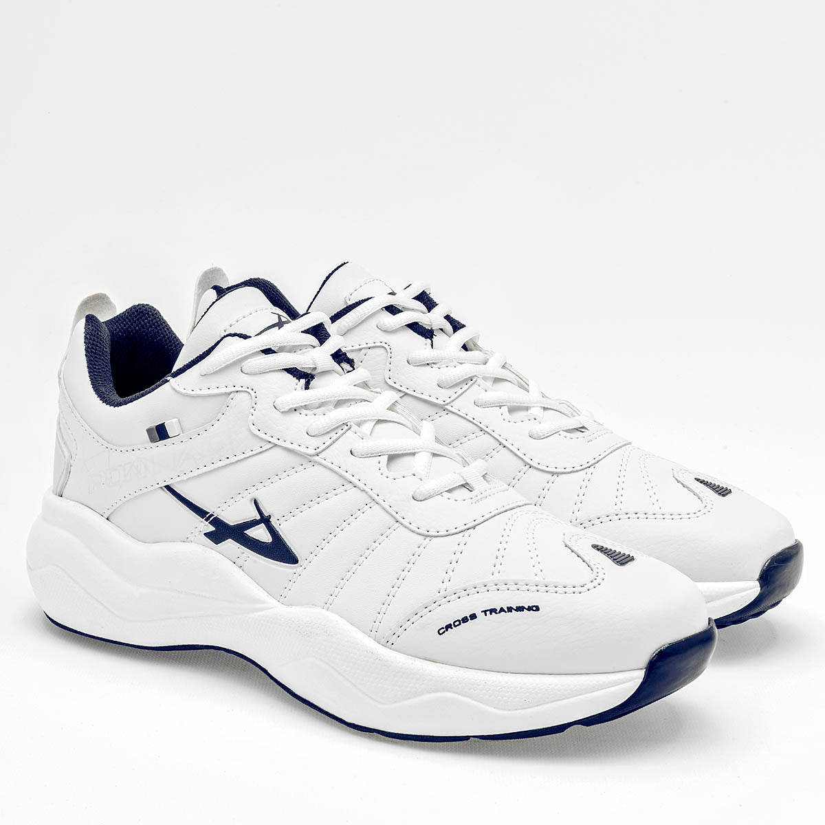 Tenis sport ligeros para hombre marca Pontiac Blanco cod. 125665