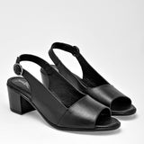 Zapatilla abierta para mujer marca Principessa Negro cod. 125684