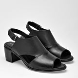 Zapatilla abierta para mujer marca Principessa Negro cod. 125685