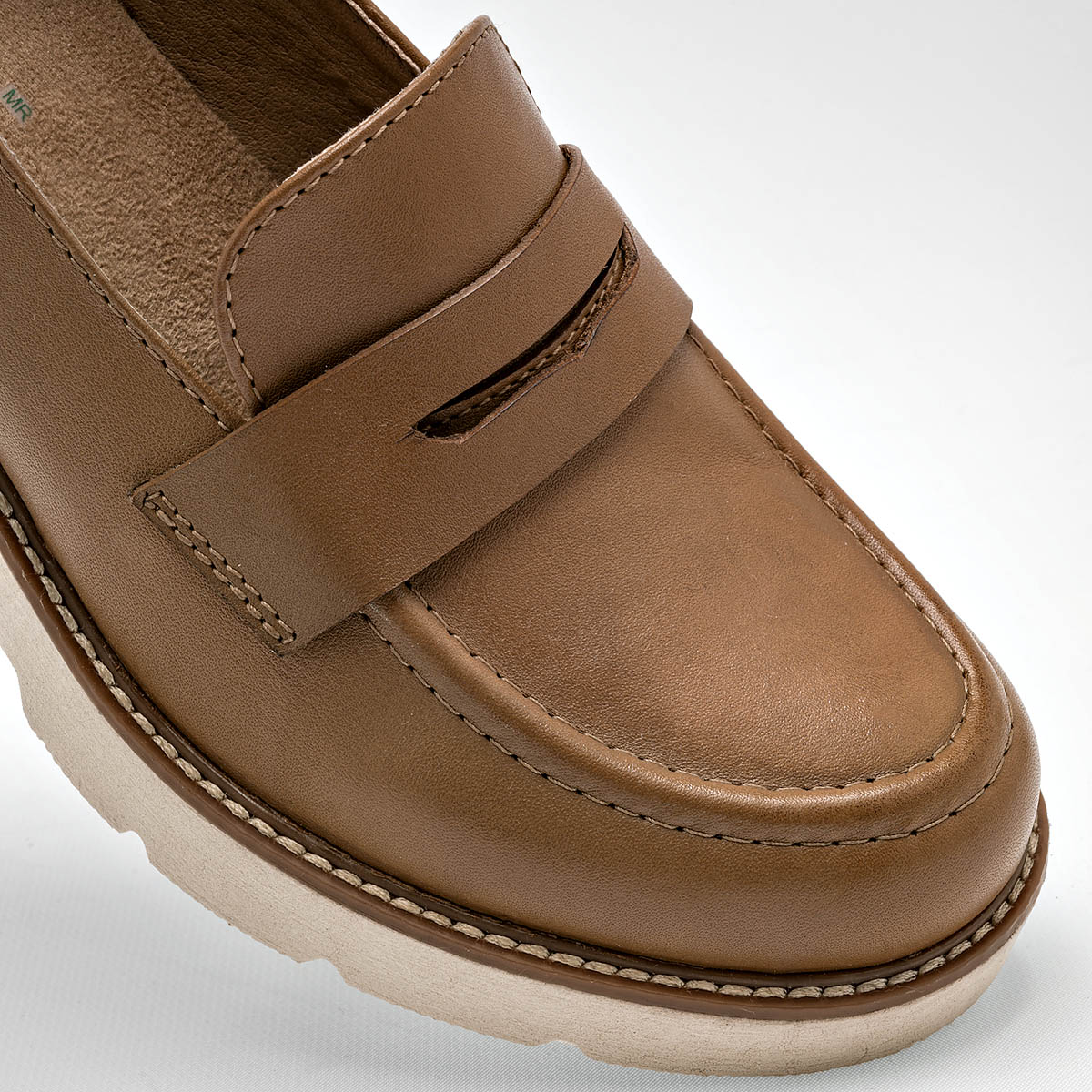 Mocasin chunky para mujer marca Seducta Café cod. 125716