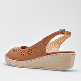 Zapato confort abierto para mujer marca Sexy Girl Café cod. 125726