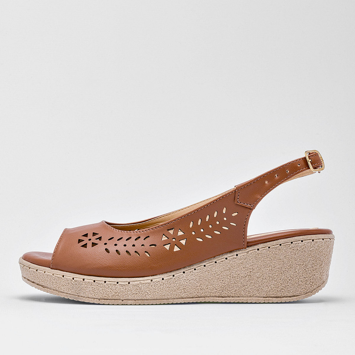 Zapato confort abierto para mujer marca Sexy Girl Café cod. 125726