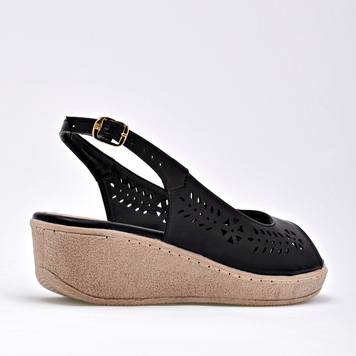 Zapato confort abierto para mujer marca Sexy Girl Negro cod. 125727