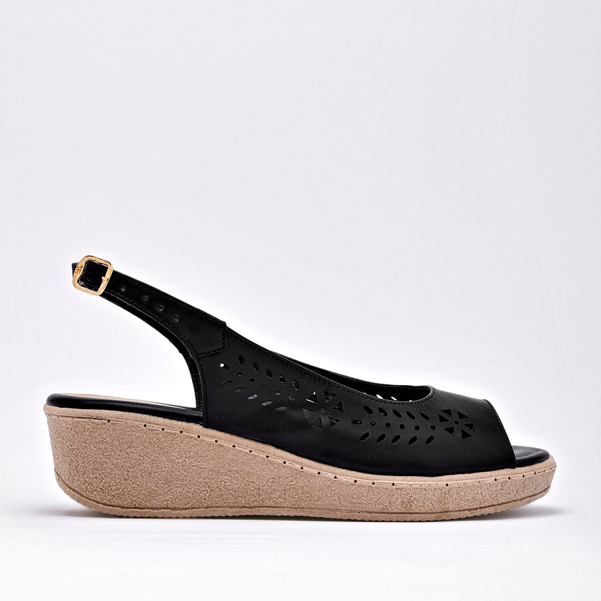 Zapato confort abierto para mujer marca Sexy Girl Negro cod. 125727