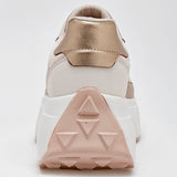 Tenis sneakers chunky para mujer marca Stars Of The World Beige cod. 125781