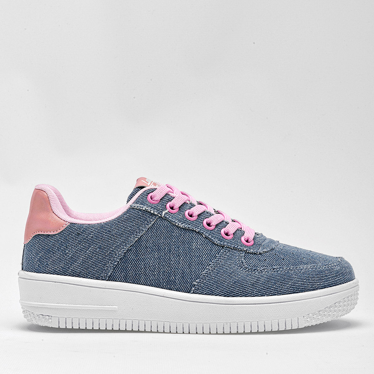 Tenis sneakers comodo casual para mujer marca Lady One Azul cod. 126078