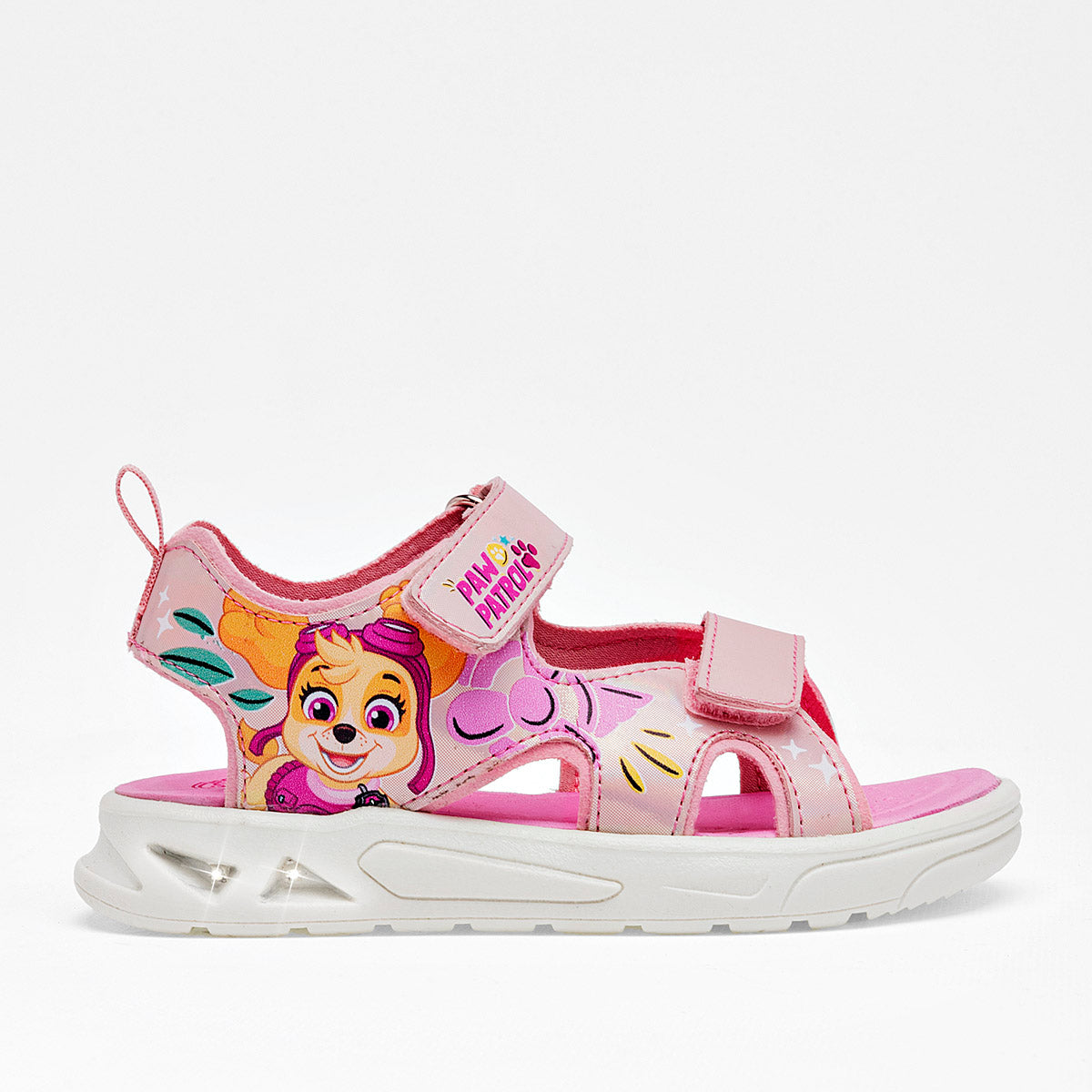 Sandalia luces Paw Patrol para niña marca Tropicana Rosa cod. 126093