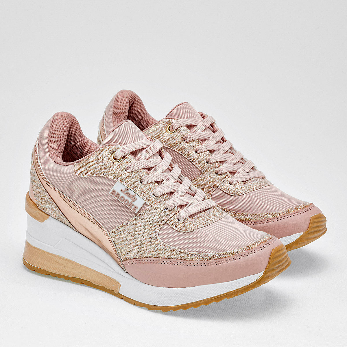 Pakar Regalos de navidad y fin de ano Tenis sneakers cuna para mujer marca Sugo Nude cod. 126144