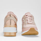 Tenis sneakers cuña para mujer marca Sugo Nude cod. 126144