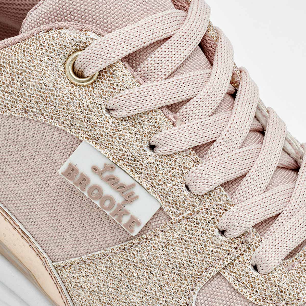 Tenis sneakers cuña para mujer marca Sugo Nude cod. 126144