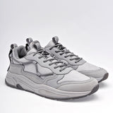 Tenis sneakers comodo casual para hombre marca Clasben Gris cod. 126212