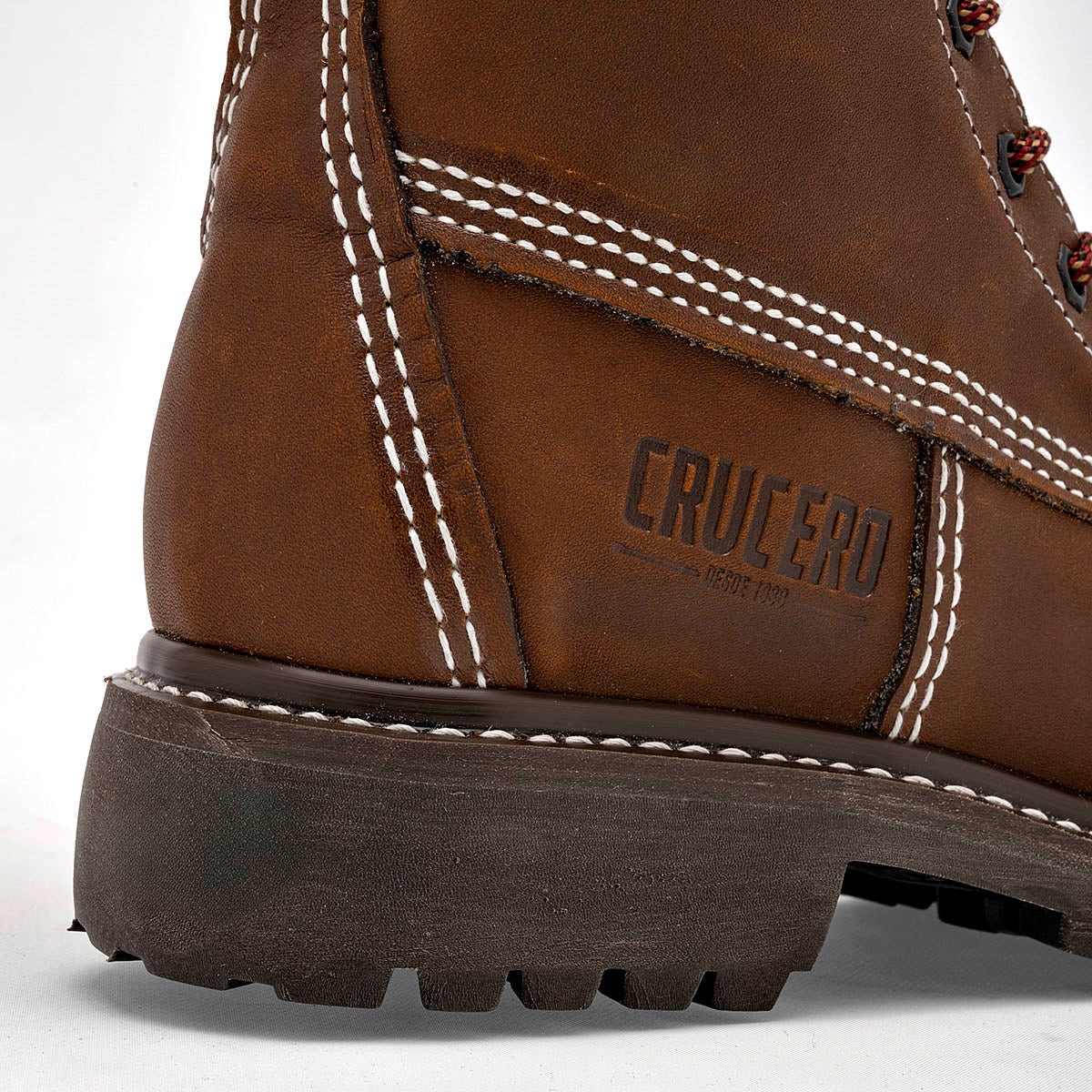 Bota industrial casco rigido para hombre marca Crucero Café cod. 126249