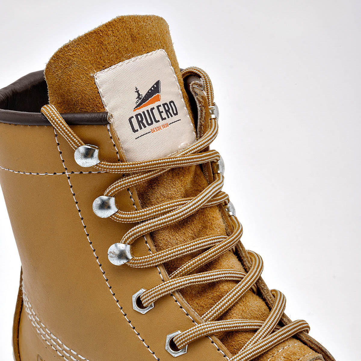 Bota industrial para hombre marca Crucero Amarillo cod. 126250