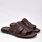 Sandalia slide para hombre marca Iguana Café cod. 126314