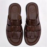 Sandalia slide para hombre marca Iguana Café cod. 126314