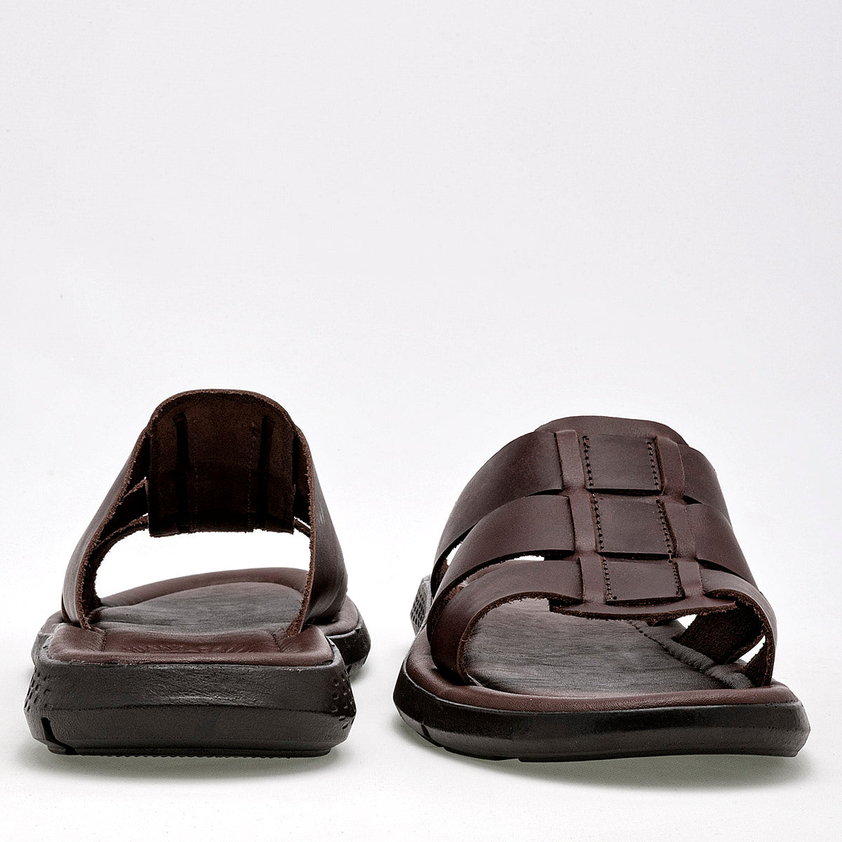 Sandalia slide para hombre marca Iguana Café cod. 126314