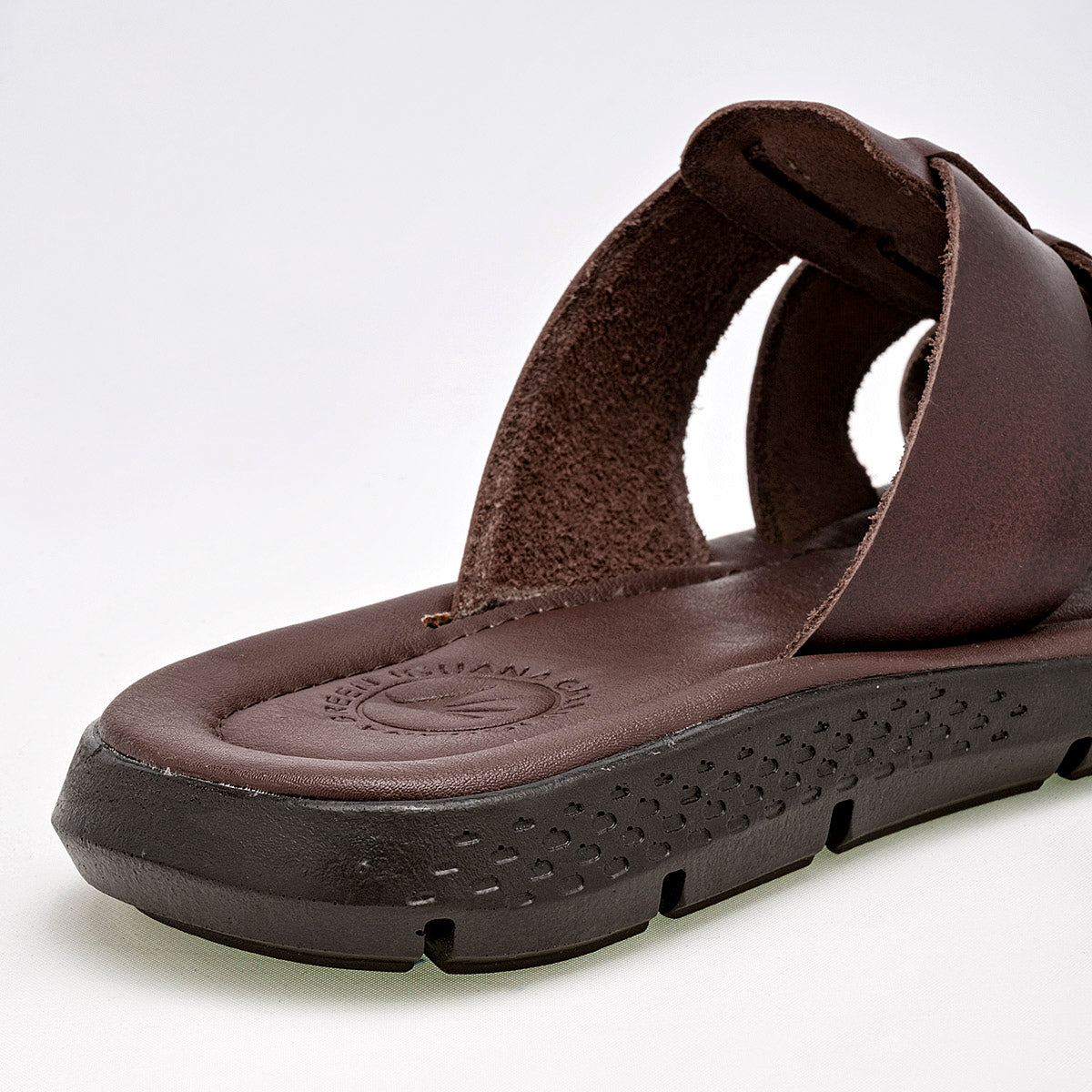 Sandalia slide para hombre marca Iguana Café cod. 126314