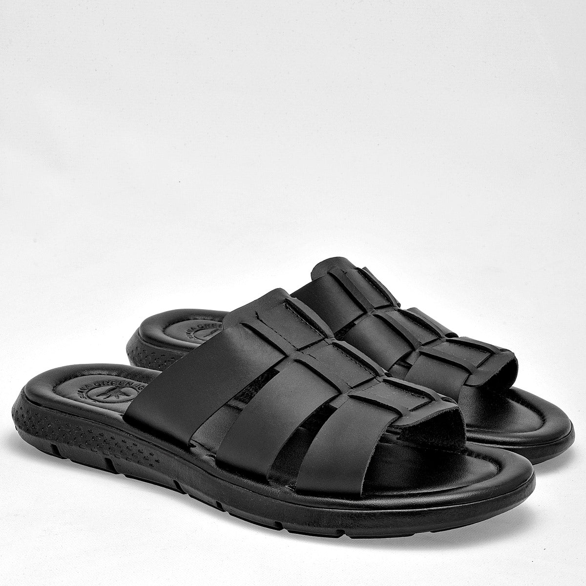 Sandalia slide para hombre marca Iguana Negro cod. 126315