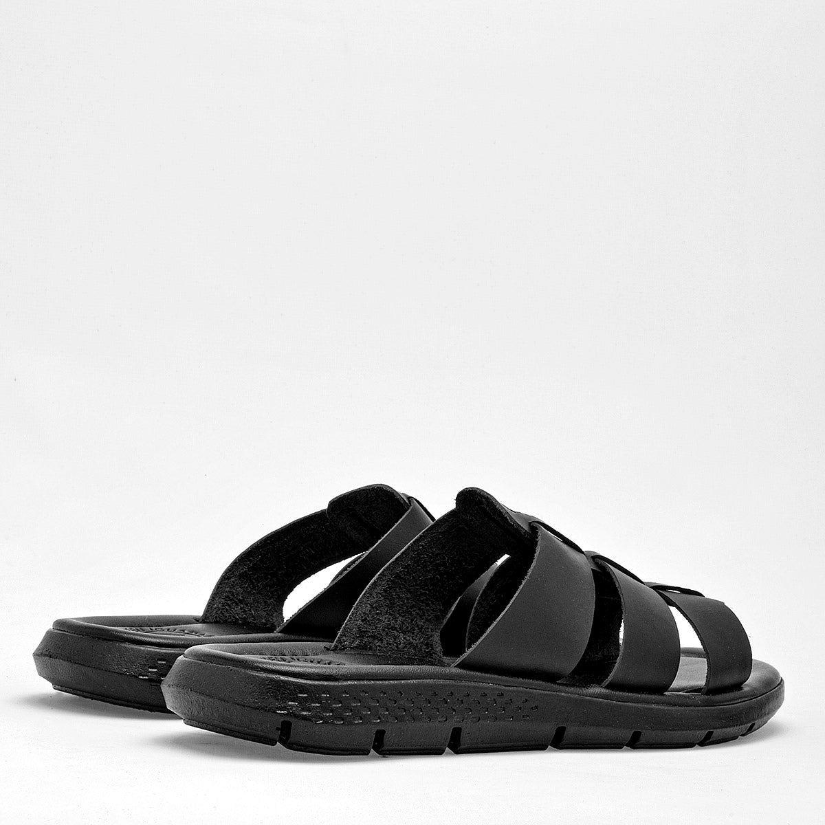 Sandalia slide para hombre marca Iguana Negro cod. 126315