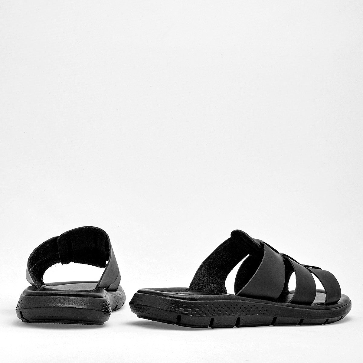 Sandalia slide para hombre marca Iguana Negro cod. 126315