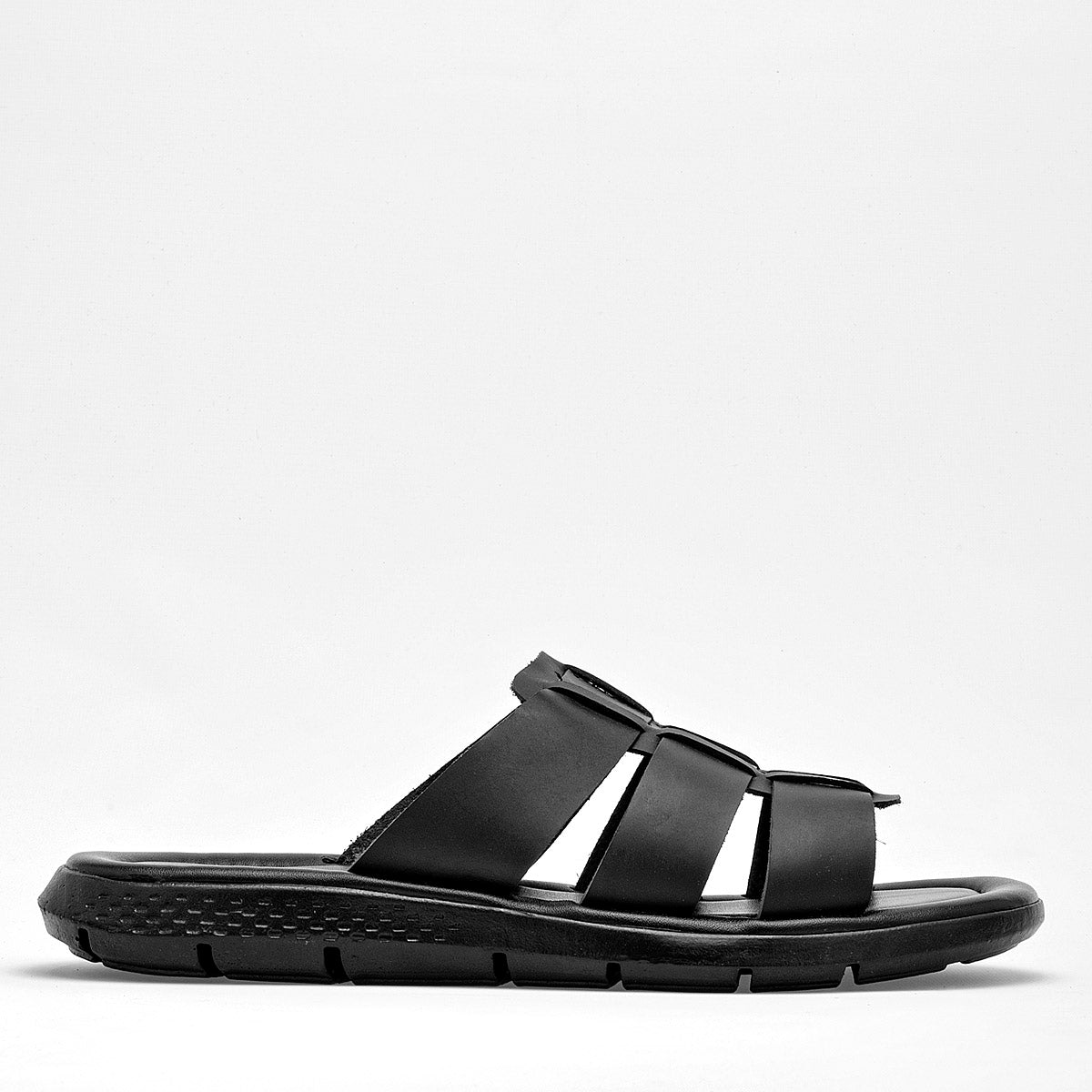 Sandalia slide para hombre marca Iguana Negro cod. 126315