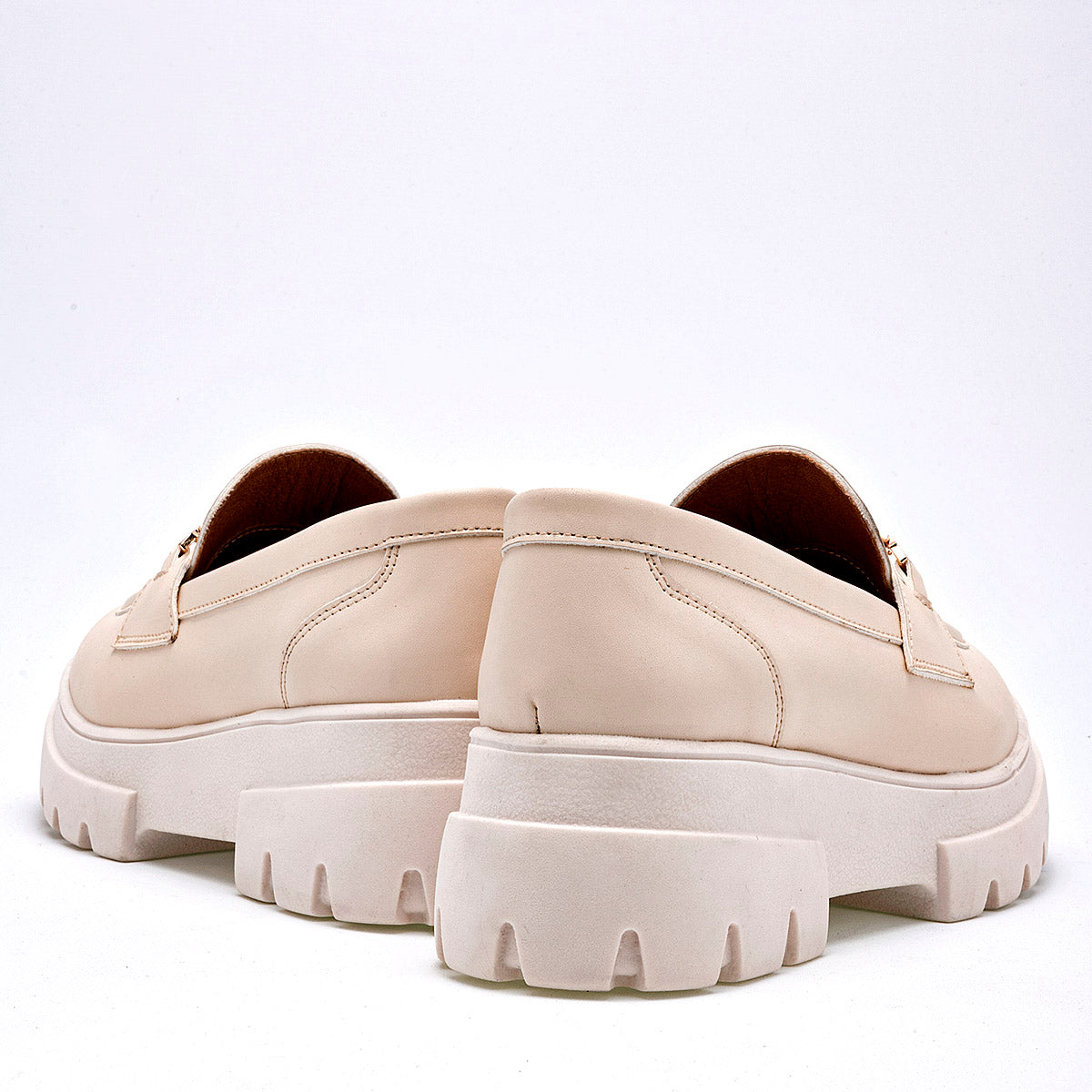 Mocasin Chunky para mujer marca Lady One Beige cod. 126331