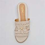 Sandalia Cuña Confort para mujer marca Sexy Girl Beige cod. 126415