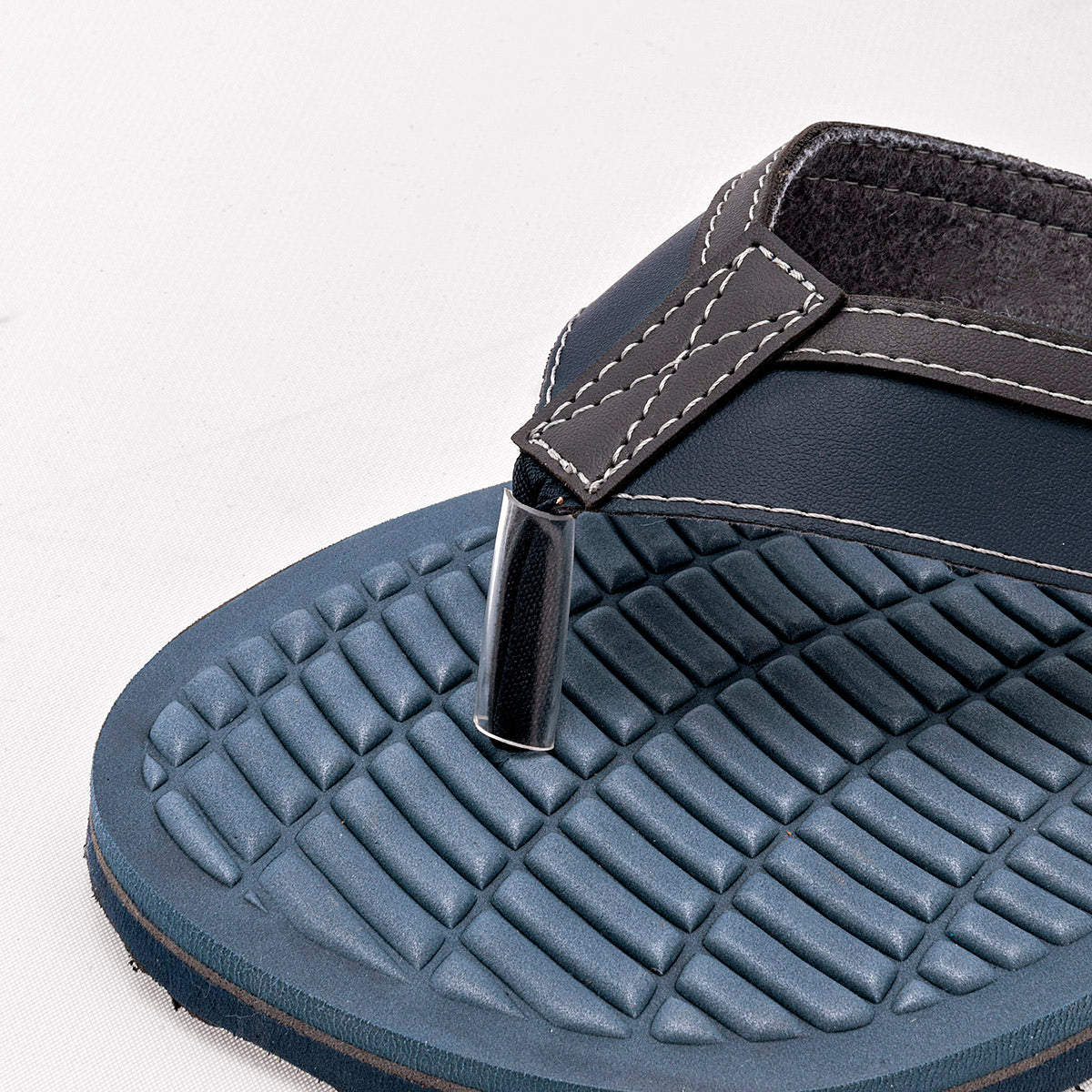 Sandalia pata de gallo para hombre marca Sideletas Azul marino cod. 126419