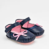 Zapatito para bebé niña marca Delin Kids Azul marino cod. 126452