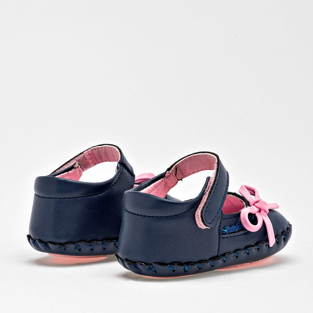 Zapatito para bebé niña marca Delin Kids Azul marino cod. 126452