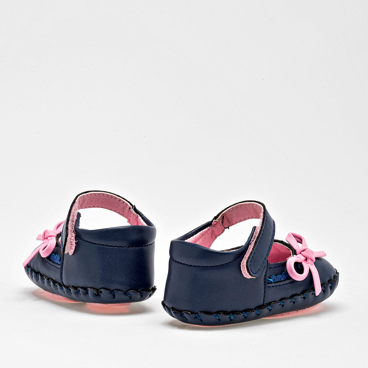 Zapatito para bebé niña marca Delin Kids Azul marino cod. 126452