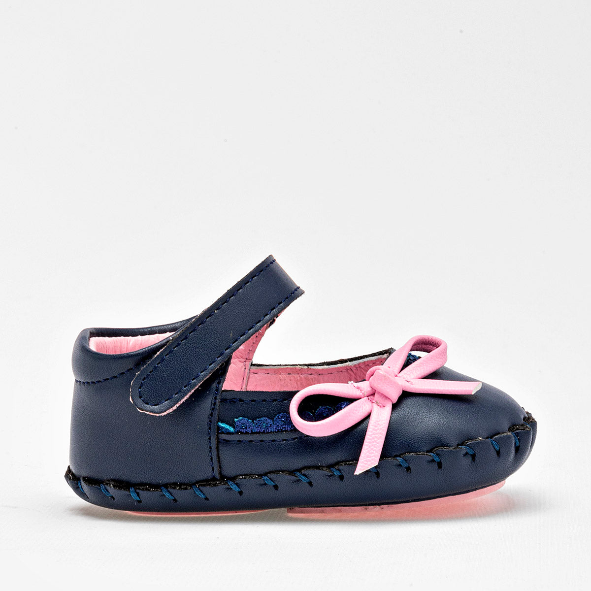 Zapatito para bebé niña marca Delin Kids Azul marino cod. 126452