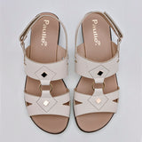 Sandalia Cuña Confort para mujer marca Paulie Beige cod. 126481