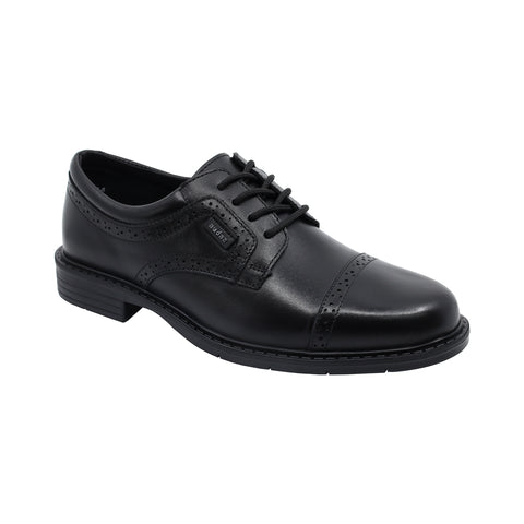 Zapato escolar de piel para Joven marca Audaz Negro
